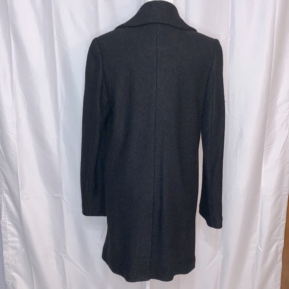 LAST ONE Tahari Notch Collar Wool Blend Coat NWT Sz L - Picture 2 of 8